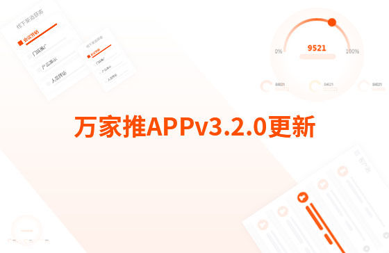 萬家推APPv3.2.0更新：【CRM】新增線索、客戶、訂單、